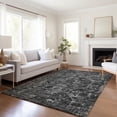 thumbnail image 6 of Addison Rugs Mayfield Washable Traditional Tribal Medallion Black Rectangle Rug, 10' x 14', 6 of 6