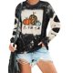 thumbnail image 3 of Sudadera Para Mujer Sudaderas Con Cuello Redondo Tops Casuales de Moda Manga Larga Festival Impreso Tie Manta Pullover Odeerbi  ODB174291, 3 of 6