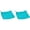 Blue, variant on 2PC Patio Cushion Covers, Waterproof Fade Resistant Outdoor Replacement Slipcovers for Rattan Chair Sofa Lounge Seat, Covers Only with Ties for Garden,18x18 Inch
