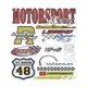 thumbnail image 2 of eWH Vintage Vintage Men's Racing T-Shirt With "NuMBeR 48" Pattern Print, Fashionable Loose Casual Short Sleeved ShirtDG004, 2 of 6