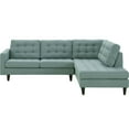 thumbnail image 4 of Modway Empress 2 Piece Upholstered Fabric Right Facing Sectional, Multiple Colors, 4 of 8