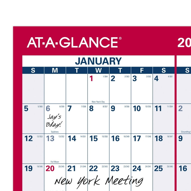 AT-A-GLANCE 2025 Erasable Calendar, Dry Erase Wall Planner, 36 at-a-glance-2025-erasable-calendar-dry-erase-wall-planner-36-x-25-walmart-com