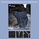 thumbnail image 1 of Waist Pack, Large Capacity Waterproof Motorcycle Drop Leg Bag for Men Adjustable Oxford Thigh Pack with Reflective Strips Dark Grey, 1 of 5