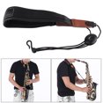 thumbnail image 4 of PU Leather Saxophone Adjustable Neck Strap, Music Instrument Neck Strap, Soft Black For Music Instrument Sax Player Reducing Neck Pain, 4 of 8