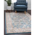 thumbnail image 6 of Unique Loom Indoor Rectangular Floral Vintage Area Rugs Gray/Brown/Blue, 4' 0 x 6' 0, 6 of 6