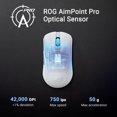 thumbnail image 4 of ASUS ROG Harpe Ace Mini Wireless Esports Gaming Mouse &ndash; Small Compact Design, Right-Handed, 49g Lightweight, Tri-Mode Connectivity, 36K DP, 4 of 7
