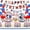 D, variant on Hockey Party Supplies - Ice Hockey Birthday Party Set Including Plates, Cups, Napkins, Tableware, Tablecloth, Hanging Swirl, Balloons, Banner for Kid's Hockey Fans Birthday Gameday - Serves 20