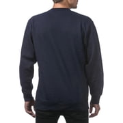 Pro Club Mens Heavyweight 13oz Crew Neck Fleece Pullover Sweatshirt NVY-XL