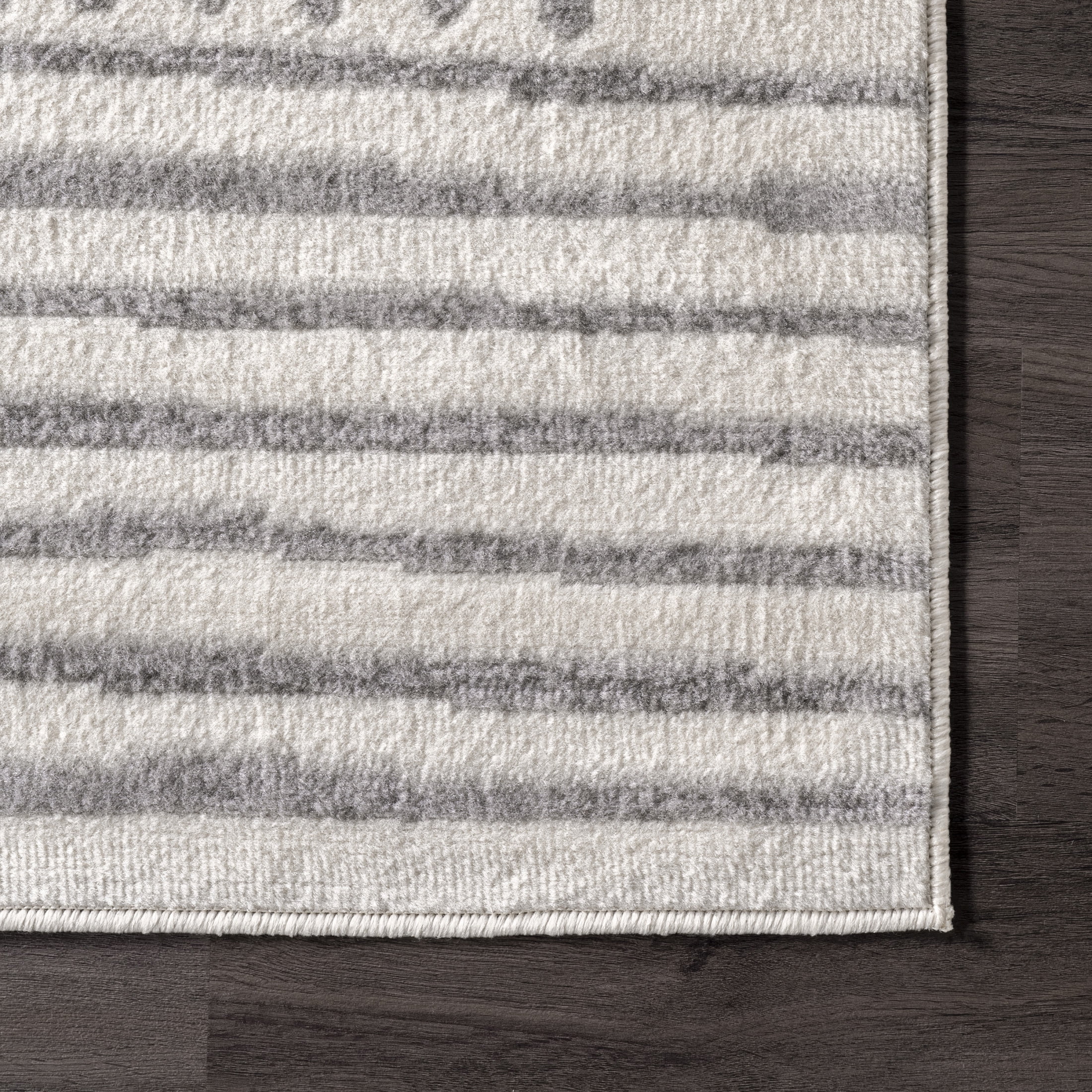 nuLOOM Briggs Tribal Striped Area Rug, 4' x 6', Briggs Light Grey