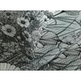 thumbnail image 3 of Ambesonne Black and White Quilted Bedspread Set 3 Pcs, Vintage Meadow Art, King Size, Off White and Taupe Grey, 3 of 4