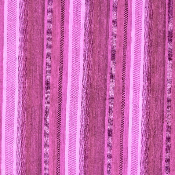 Ahgly Company Indoor Square Abstract Purple Modern Area Rugs, 7' Square