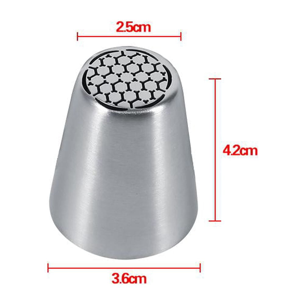 Douille Glaçage En Acier Inoxydable Forme Cœur - Pour Décorer Cupcakes, Biscuits, Pâtisserie, Design Creux - 12