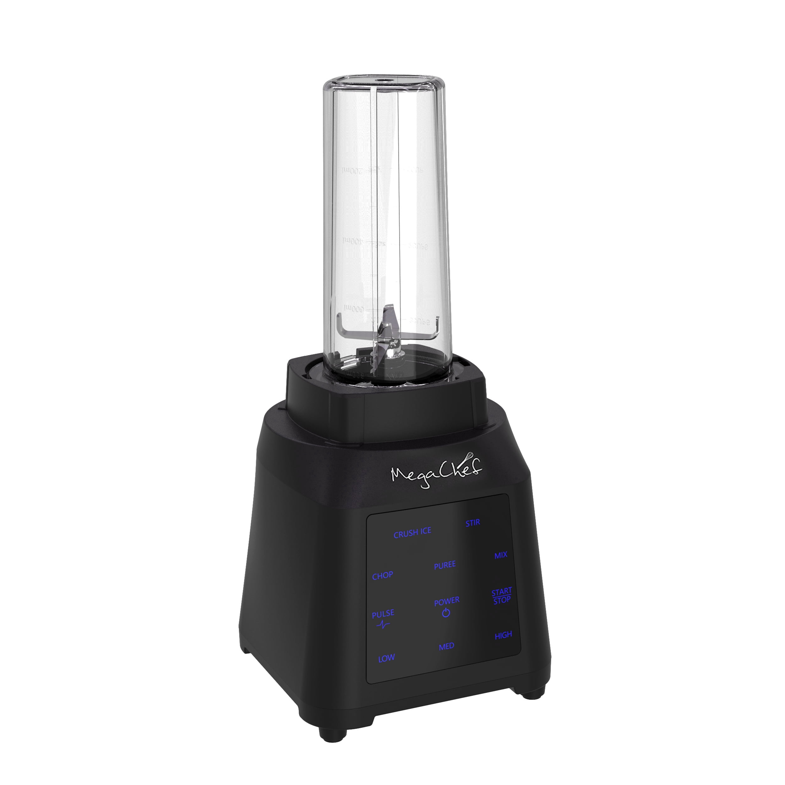 MegaChef 8 Cup Digital Blender with 5 Cup Food Processor and Two 24 Ounce On-The-Go Cup Combo Set