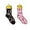 Black, Pink, variant on Women Crew Socks | Professor Owl Teacher Pet Animal Socks | 2 Pair