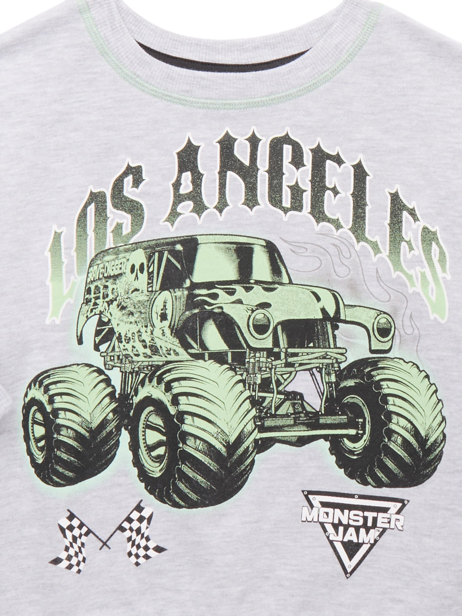 Monster Jam Toddler Boys Graphic Crewneck Sweatshirt, Sizes 12 Months-5T