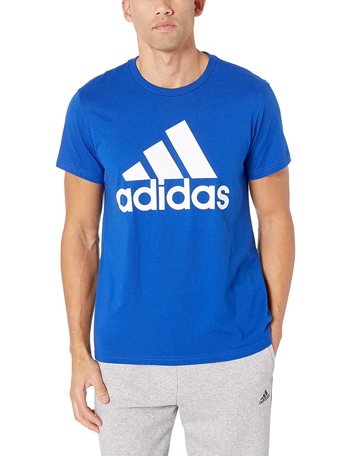 adidas men's badge of sport graphic tee