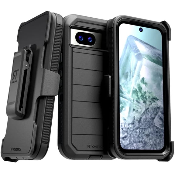 Rome Tech Google Pixel 8a Kickstand Holster Case - Black