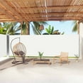 thumbnail image 1 of vidaXL Retractable Side Awning Cream 200x1000 cm, 1 of 5