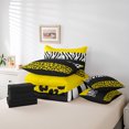 thumbnail image 4 of Erosebridal Cheetah Print Bed in a Bag King size, Rustic Animals Bed Set, Zebra Room Decor, Reversible, 4 of 5