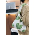 thumbnail image 4 of Bolso de mujer bolso de felpa de moda bolso de hombro de niña suave bolso de niña bolso de axila, 4 of 5
