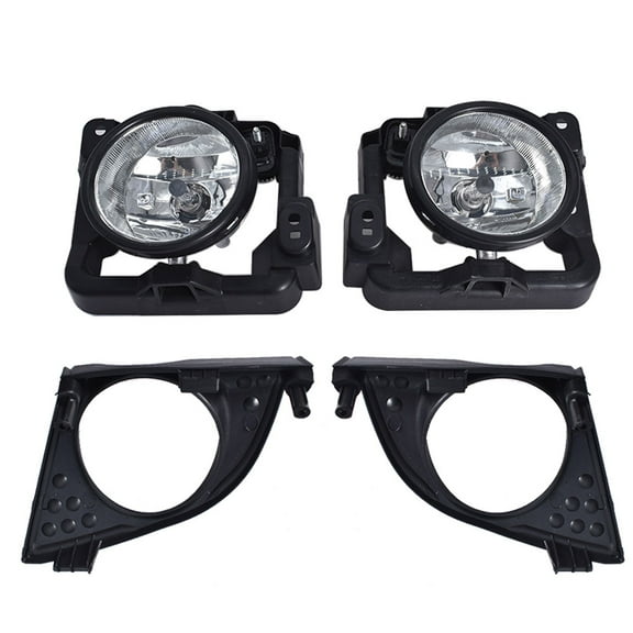 SEBLAFF Fog Lights Assembly Replacement for 2009 2010 Acura TSX Clear Lens with Bulbs   Bezel