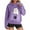 Purple, variant on Women's Trendy Hoodies Pet Pouch Sweatshirt Pullover Long Sleeve Casual Loose Hooded Tops Gift for Dog Cat Lovers (XL, Purple)