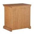 thumbnail image 4 of Linon Roberts Three Drawer Wood Nightstand in Dark Honey Brown, 4 of 22
