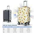 thumbnail image 6 of Haiem Leopard Print Luggage Cover Printed Suitcase Covers for Luggage Elastic Washable Suitcase Protector Fits 18-32 Inch Luggage-Small, 6 of 9