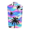 thumbnail image 5 of cllios Mens Button Down Tank Tops Tropical Palm Tree Printed Sleeveless Shirts Casual Collard Shirt with Pockets, 5 of 6