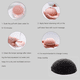 thumbnail image 5 of Seitruly Esponja para lavarse la cara, almohadillas exfoliantes de belleza, accesorio de limpieza portátil que reduce los poros para el salón del hogar, Pinceles de maquillaje y herramientas Negro Seitruly CE000442-03, 5 of 6