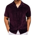thumbnail image 2 of Men's Muscle Slim Henley Shirts Crewneck Longline T-Shirt Gym Workout Athletic Shirt Tees, 2 of 5