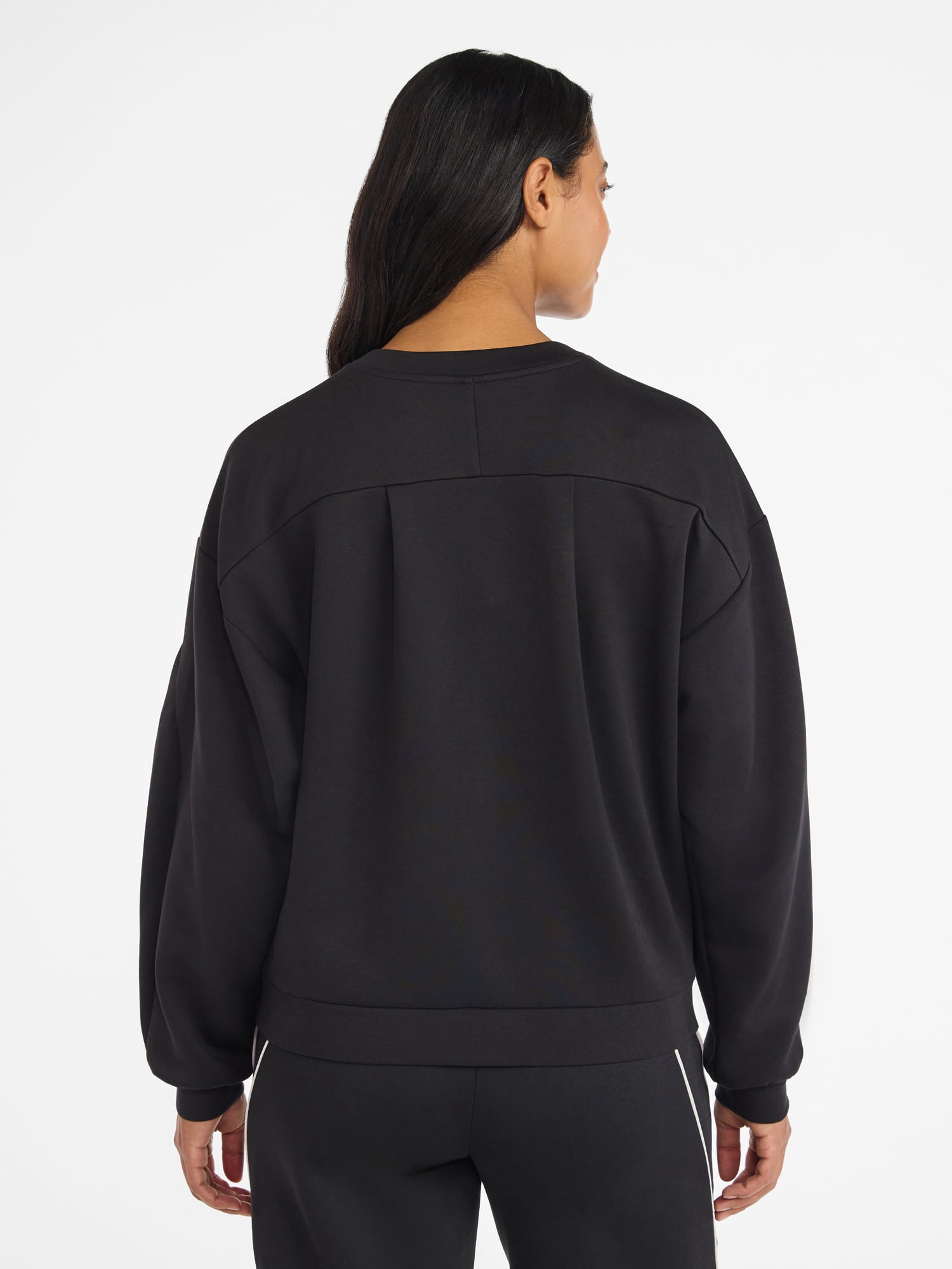 Avia Women's Luxe Fleece Crewneck Sweatshirt, Sizes XS-XXXL