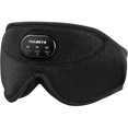 thumbnail image 1 of wonima11 Sleep Headphones Mask with Bluetooth - Light Blocking Silk Eye 3D Mask for Sleep with 38 Soothing White Noise Side Sleepers Women Men, 14hrs Playing Time, Timer Set Perfect for Sleeping, 1 of 1