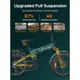 thumbnail image 5 of Engwe Electric Bike for Adults Engine Pro 2.0, 52V 750W Motor & 16Ah Battery, 4.0 * 20” Fat Tire Folding EBike with Shimano 8 Speeds, 5 of 10
