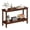 Coffee, variant on SONGMY Natural 48-inch 2-Shelf Wooden Console Table, Indoor Outdoor Multifunctional Table with Foot Sliders, Hallway Entryway Table