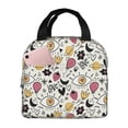 thumbnail image 1 of Insulated Lunch Bag for Women Men ,Eye Strawberry Doodle Reusable Cute Lunch Bags for Picnic School Work Office Romantic Heart Balloon, 1 of 8