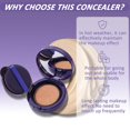 thumbnail image 1 of Evanesce Soft Matte Cream Concealer, Evanesce Soft Matte Cream Foundation, Waterproof Foundation, Full Coverage, Hydrating Long-Lasting Concealer (Ivory, One Size), 1 of 6