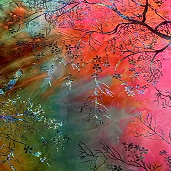 Tie-Dye Spring Velvet | Elegant Premium Stretch | Spandex Palace