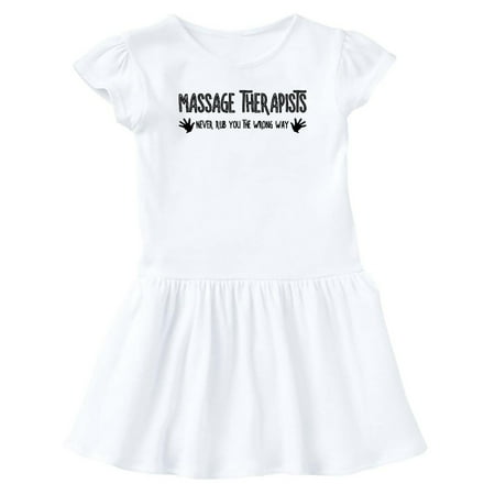 

Inktastic Massage Therapists Hands Rub Gift Toddler Girl Dress