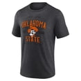 thumbnail image 2 of Men's Charcoal Oklahoma State Cowboys Fearless Start Tri-Blend T-Shirt, 2 of 3