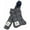 Grey And Light Blue Plaid, variant on Touchdog ® 2-In-1 Windowpane Plaided Dog Jacket With Matching Reversible Dog Mat