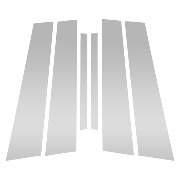 6 Pcs Front Rear Left Right Car Door Pillar Window Trim for Nissan Altima 2019-2023 Anti Scratch Sticker Pillar Posts Cover Chrome Silver Tone