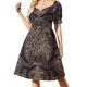 thumbnail image 3 of Vestido de manga corta Enchanted s, vestido de mujer, vestido de verano, mujeres coreanas, vestidos de mujer de verano, 3 of 7