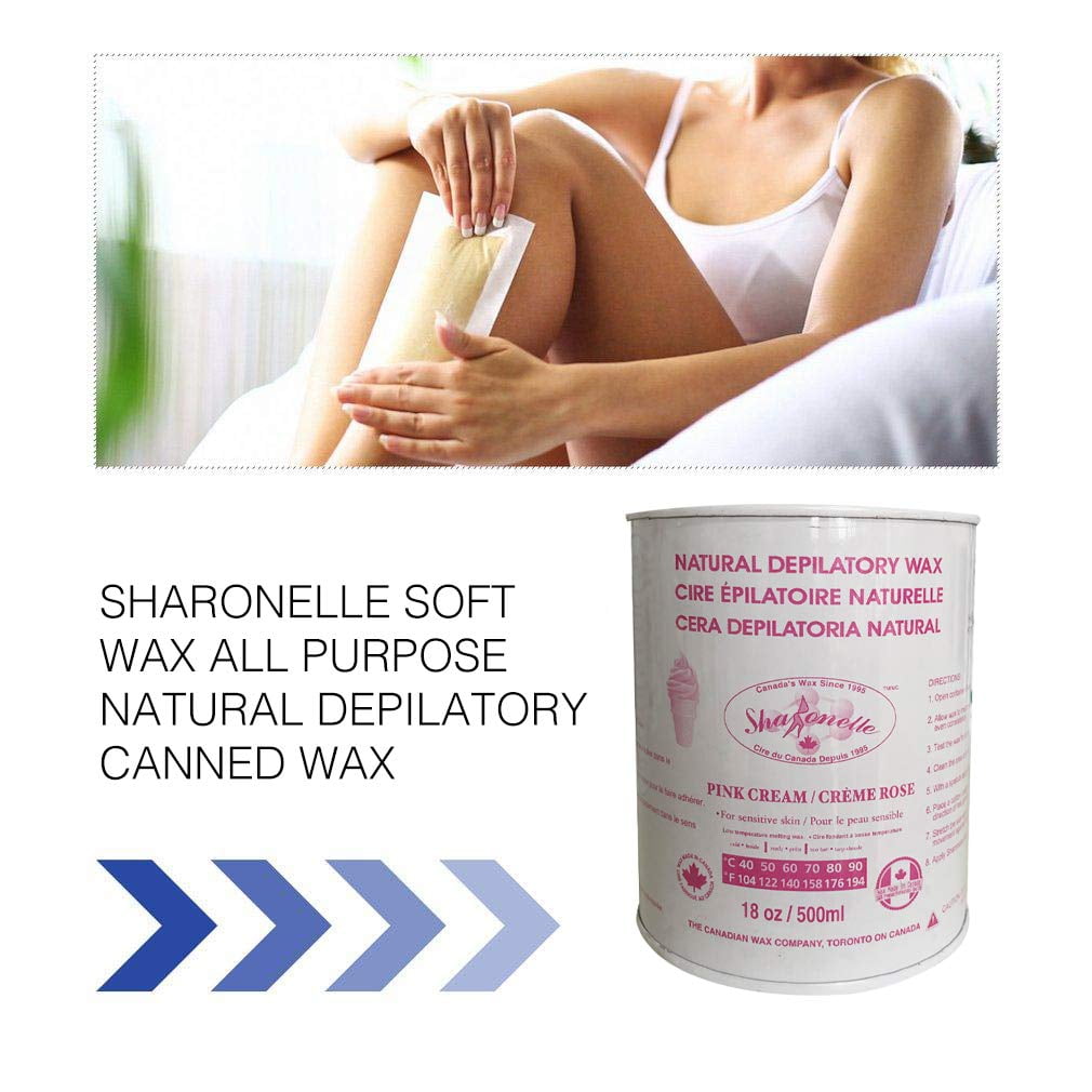 Sharonelle Soft Wax All Purpose Natural Depilatory Canned Wax Walmart