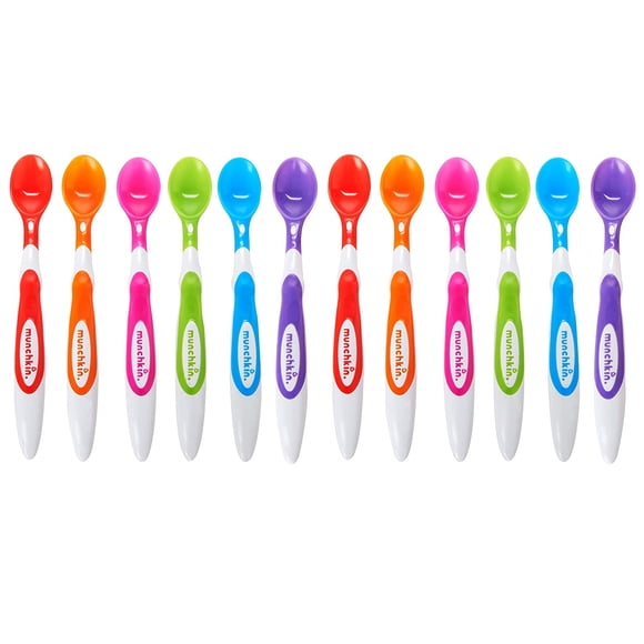Munchkin 12 piezas cucharas infantiles de punta blanda