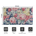 thumbnail image 5 of Pioneer Flower Floral Print Pattern Door Rugs,Washable Non Slip Door Mats Indoor,Decorative Door Mats,Entry Mat Indoor for Entrance,Bedroom,Kitchen,Bathroom,17"x30", 5 of 6