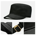 thumbnail image 4 of Minnieouse Gorra de béisbol de algodón para hombre y mujer, gorro para deportes al aire libre, ajustable, coreano, elegante, regalo de Sombreros Azul, 4 of 6
