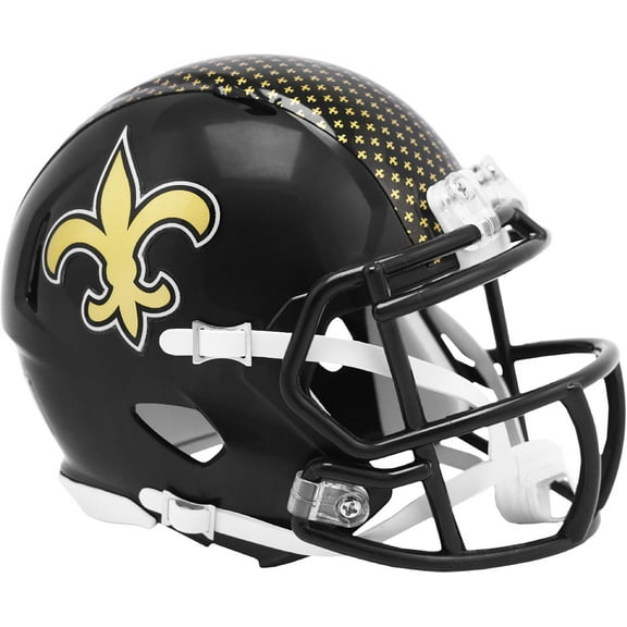 New Orleans Saints Riddell On-Field Alternate Speed Mini Helmet