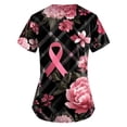 thumbnail image 2 of NAMTYQX Breast Cancer Awareness Shirts Soft Graphic Tees for Women Black Size 3XL, 2 of 4