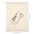 thumbnail image 2 of FESTFENDS Bolsa De Almacenamiento Para Pan Beige Con Y Simple Para Uso Cotidiano, 2 of 6